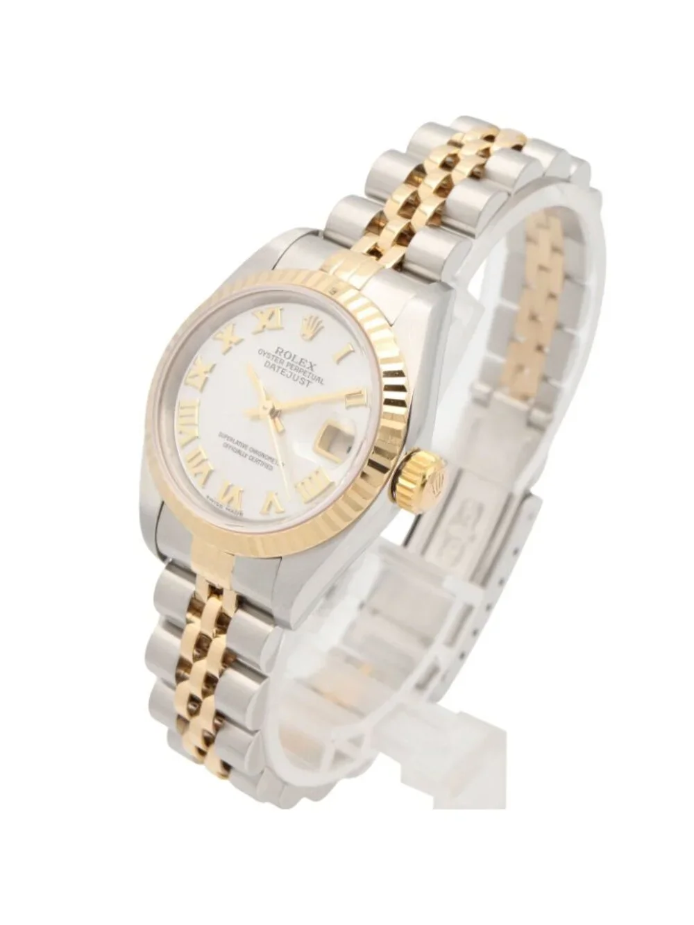 Rolex Watch Datejust Number WH Shell RO 18k Stainless Steel